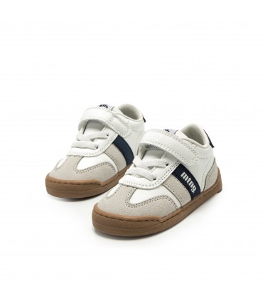 ZAPATILLA RESPETUOSA  MUSTANG CASUAL 49060 MODERN WHITE NAVY