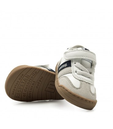 ZAPATILLA RESPETUOSA  MUSTANG CASUAL 49060 MODERN WHITE NAVY