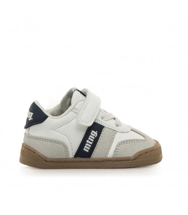 ZAPATILLA RESPETUOSA  MUSTANG CASUAL 49060 MODERN WHITE NAVY