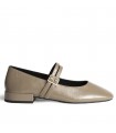 ZAPATO MARY JANE DOS HEBILLAS M5645 TAUPE