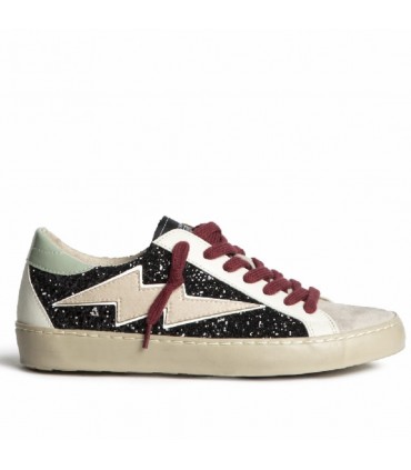 ZAPATILLA GLITTER RAYO M5505 NEGRO