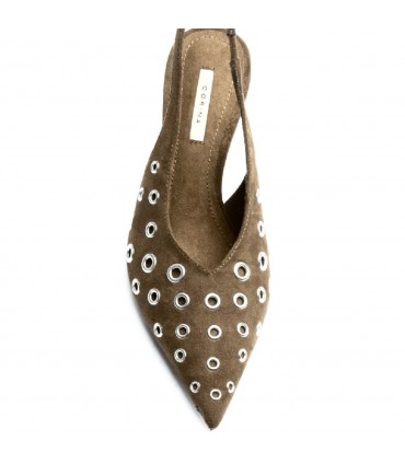 ZAPATO TACON DETALLES M5775 MARRON