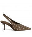 ZAPATO TACON DETALLES M5775 MARRON