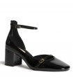 ZAPATO TACON CHAROL CON HEBILLAS M5750 NEGRO