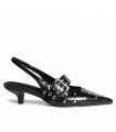 ZAPATO TACON TACHUELAS M5772 NEGRO