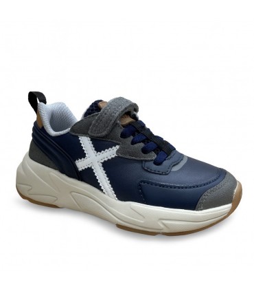 ZAPATILLA MUNICH MINI TRACK VCO 117 AZUL