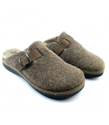 ZAPATILLAS CASA SALVI HEBILLA 41L-000 TABACO