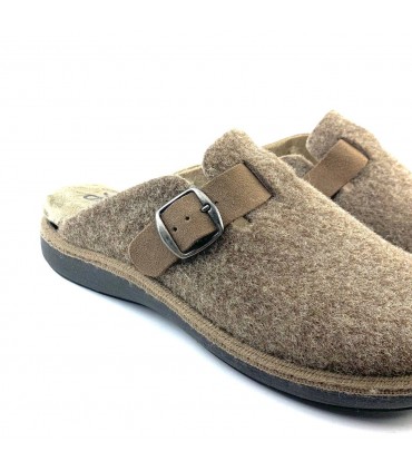 ZAPATILLAS CASA SALVI HEBILLA 41L-000 TABACO