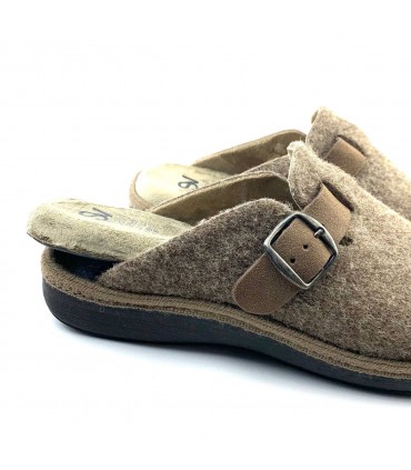 ZAPATILLAS CASA SALVI HEBILLA 41L-000 TABACO