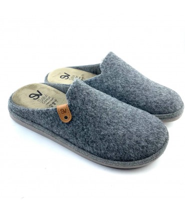 ZAPATILLAS CASA SALVI HEBILLA 47L-000 ELFO GRIS
