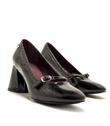 ZAPATO TACON CHAROL MARIA MARE 63706 NEGRO
