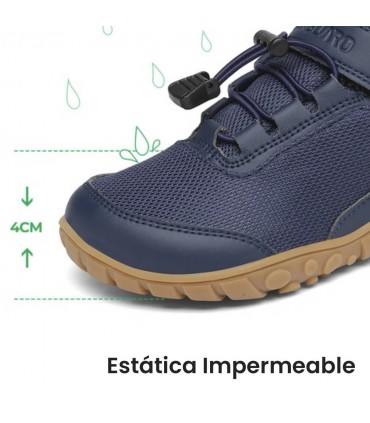 BOTIN SAGUARO IMPERMEABLE BAREFOOT BRAVE I XZH0264DB MARINO