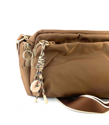 BANDOLERA NYLON KMV309352 BROWN