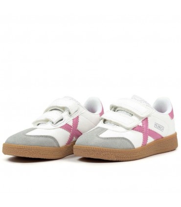 ZAPATILLA MUNICH MINI BARRU VCO 09 BLANCO ROSA