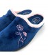 ZAPATILLA CASA FLOSSY FLORES 26-197 MARINO