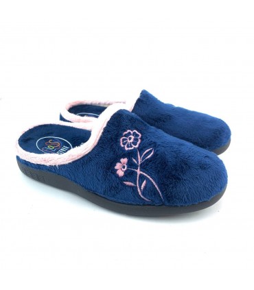 ZAPATILLA CASA FLOSSY FLORES 26-197 MARINO