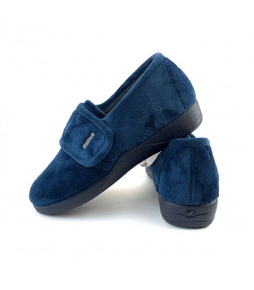 ZAPATILLA DEVALVERDE CERRADA VELCRO 1149 PINPEL MARINO