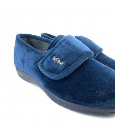 ZAPATILLA DEVALVERDE CERRADA VELCRO 1149 PINPEL MARINO