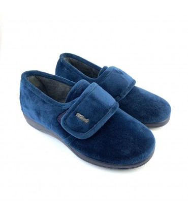 ZAPATILLA DEVALVERDE CERRADA VELCRO 1149 PINPEL MARINO