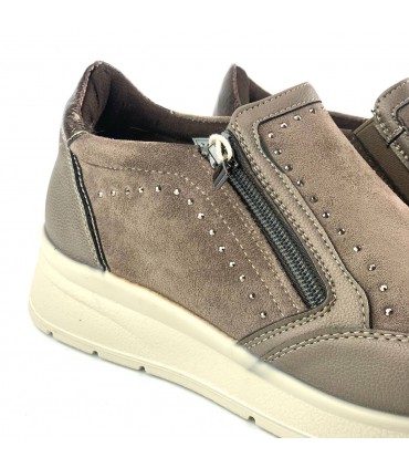 ZAPATO AMARPIES CREMALLERAS ATL29351 TAUPE