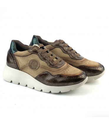 ZAPATILLA AMARPIES CORDON ELASTICO AMD29416 TAUPE