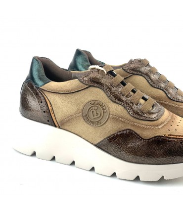 ZAPATILLA AMARPIES CORDON ELASTICO AMD29416 TAUPE