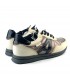 ZAPATILLA AMARPIES LETRA LATERAL AMD29399 CREMA BRONCE