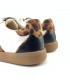 ZAPATILLA BLANCA COMBI LEOPARDO DWS29046