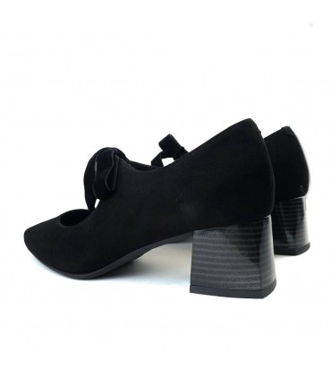 ZAPATO PIEL D CHICAS 4875 ANTE NEGRO