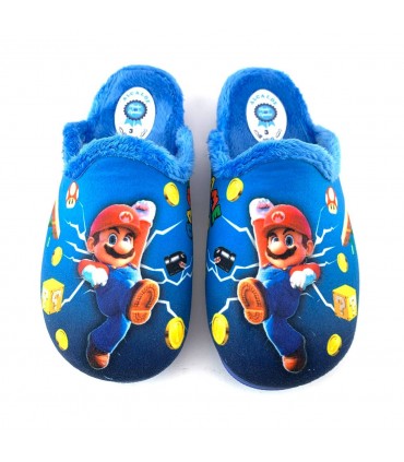 ZAPATILLA CASA SUPER MARIO 61043 AZULON