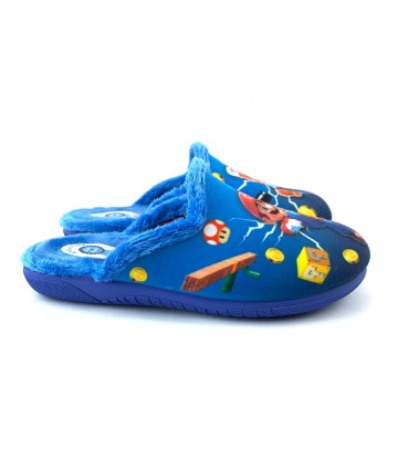 ZAPATILLA CASA SUPER MARIO 61043 AZULON
