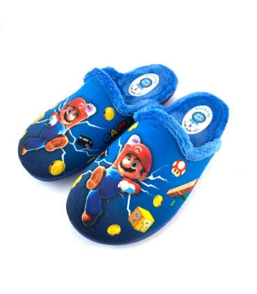 ZAPATILLA CASA SUPER MARIO 61043 AZULON