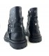 BOTA MOTERA NIÑA C1572 NEGRO
