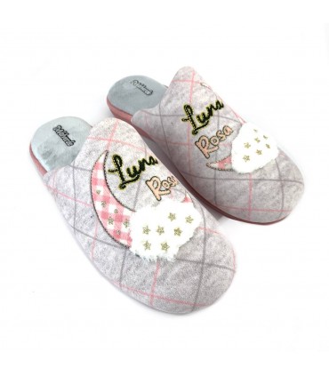 ZAPATILLA CASA DEVALVERDE LUNA 6082 SALMON