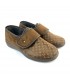 ZAPATILLA DEVALVERDE VELCRO 1109 CADENAS MARRON