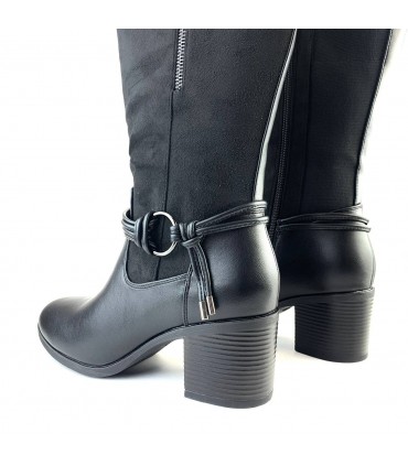 BOTA ALTA TACON AMARPIES ASY29539 NEGRO
