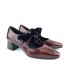 ZAPATO PIEL D CHICAS 4875 COCO BURDEOS