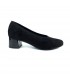 ZAPATO TACON LICRA 3692 NEGRO