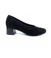 ZAPATO TACON LICRA 3692 NEGRO