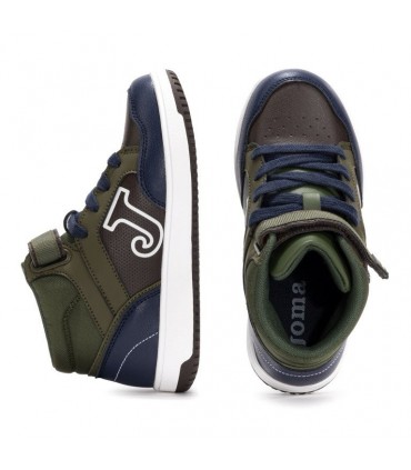 ZAPATILLA JOMA BERRY JR 2524 BROWN KHAKI NAVY BLUE