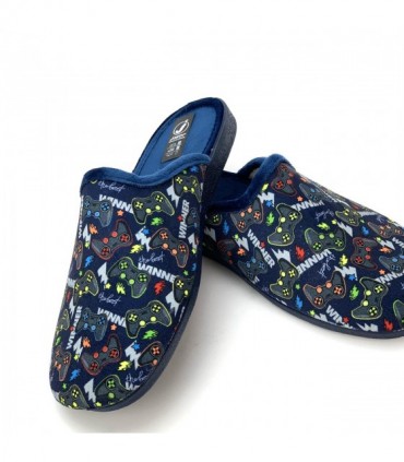 ZAPATILLA CASA JAVER CONSOLA 31-330 MARINO