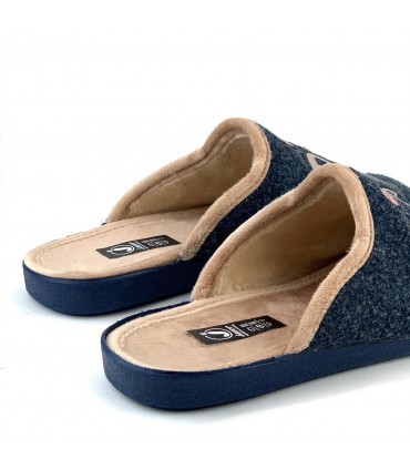 ZAPATILLA CASA JAVER PARIS 30-430 MARINO