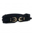 CINTURON ELASTICO HEBILLAS D-8125 NEGRO