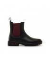 BOTIN AGUA MUSTANG 56334  NEGRO ELASTICO BURDEOS