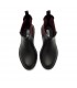 BOTIN AGUA MUSTANG 56334  NEGRO ELASTICO BURDEOS