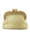 BOLSO ASA TIPO MADERA KMV309310 BEIGE