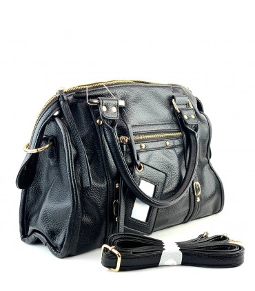 BOLSO MANO Y BANDOLERA CTS73723 NEGRO