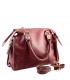 BOLSO MANO Y BANDOLERA CTS73723 GRANATE