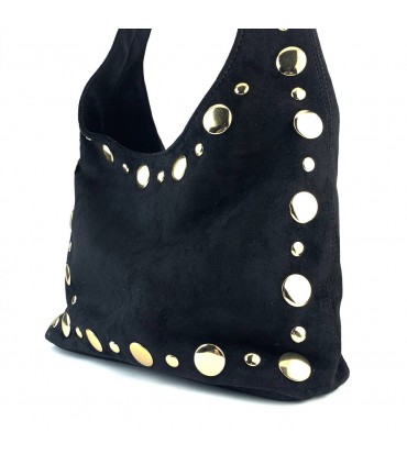 BOLSO ANTE TACHUELAS KMV309490 NEGRO