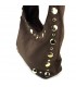 BOLSO ANTE TACHUELAS KMV309490 CAFE